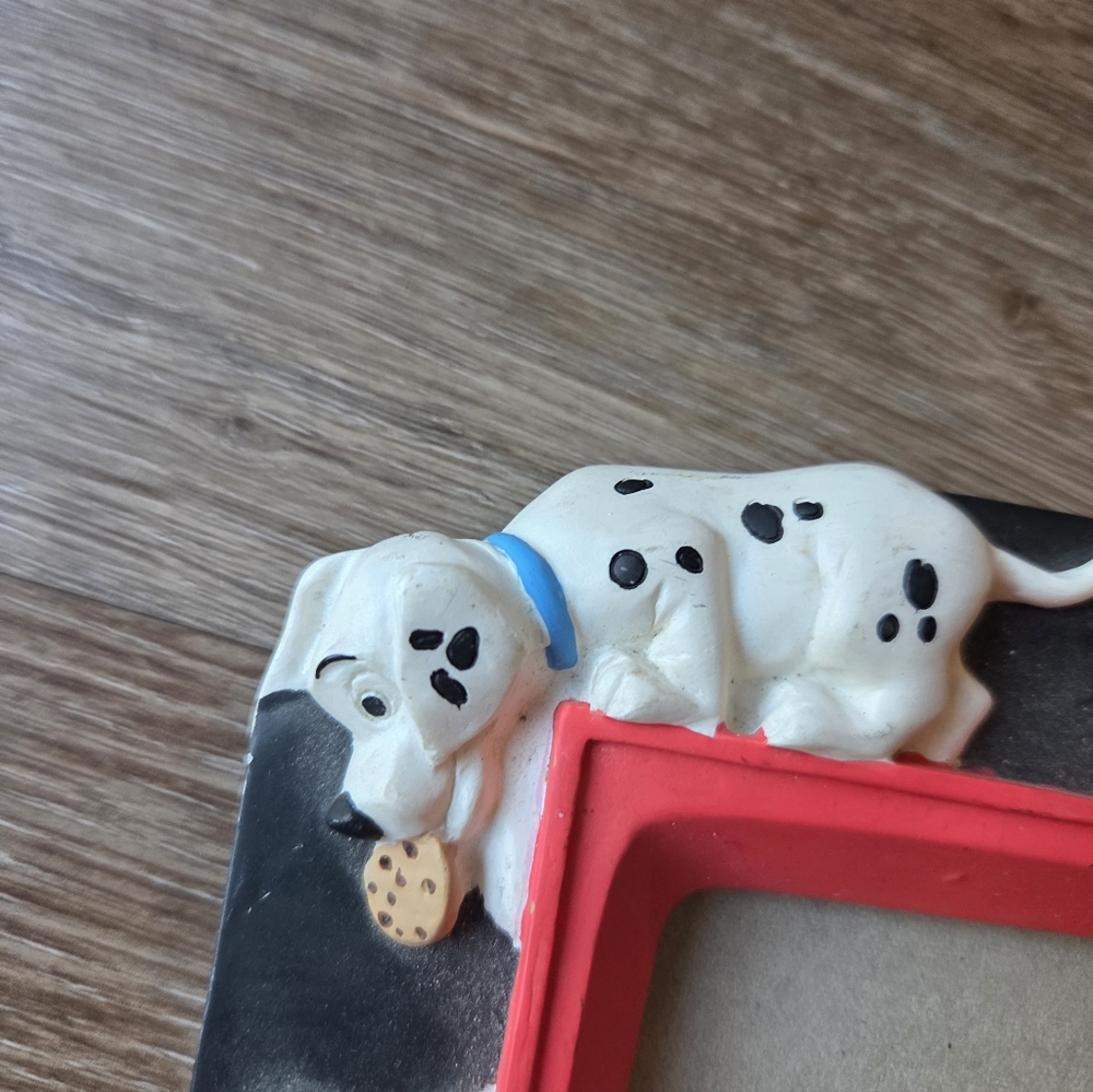 Vintage Walt Disney Company 101 Dalmation Puppies Watching TV Picture Frame - Picture 8 of 12